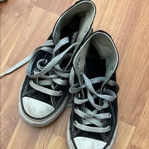 Kids Black High-Top Sneakers Converse